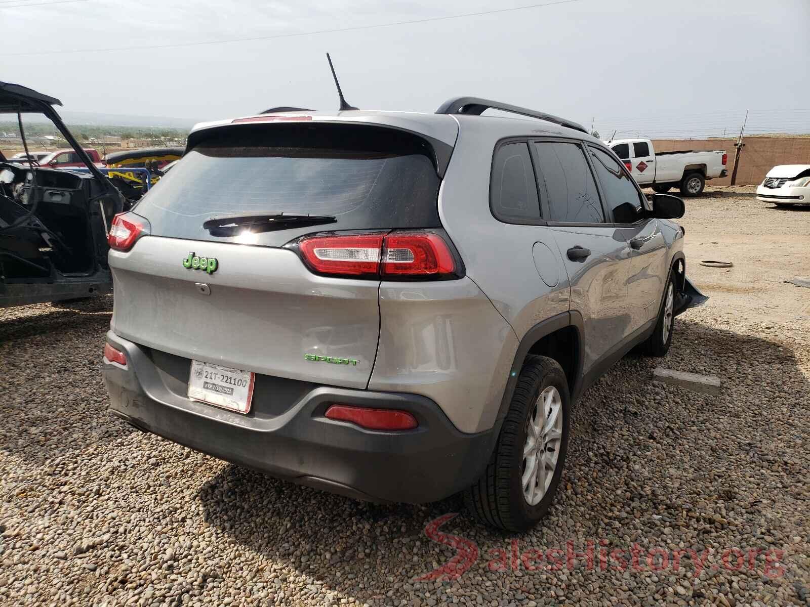 1C4PJLAB6GW125847 2016 JEEP CHEROKEE