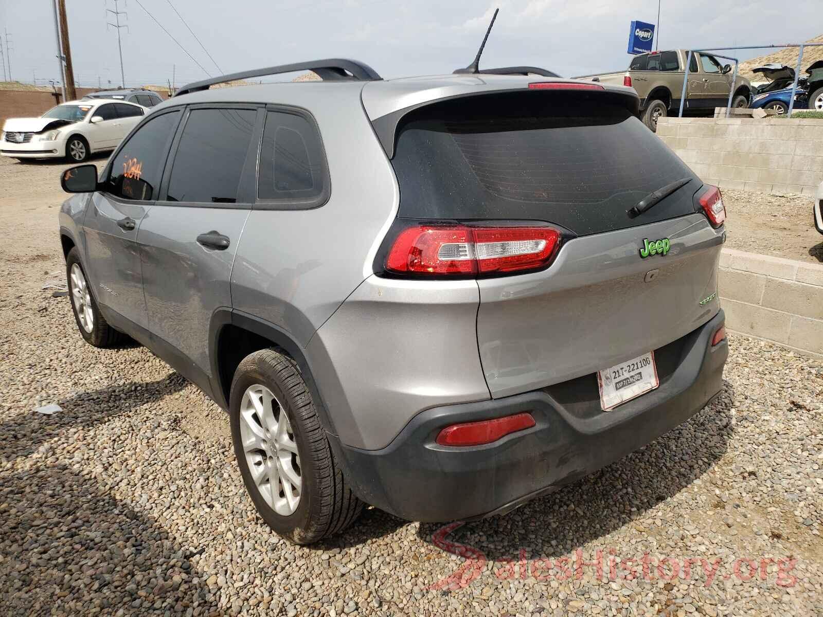 1C4PJLAB6GW125847 2016 JEEP CHEROKEE