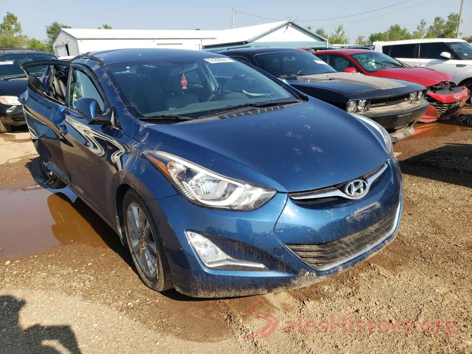 KMHDH4AE4GU544656 2016 HYUNDAI ELANTRA