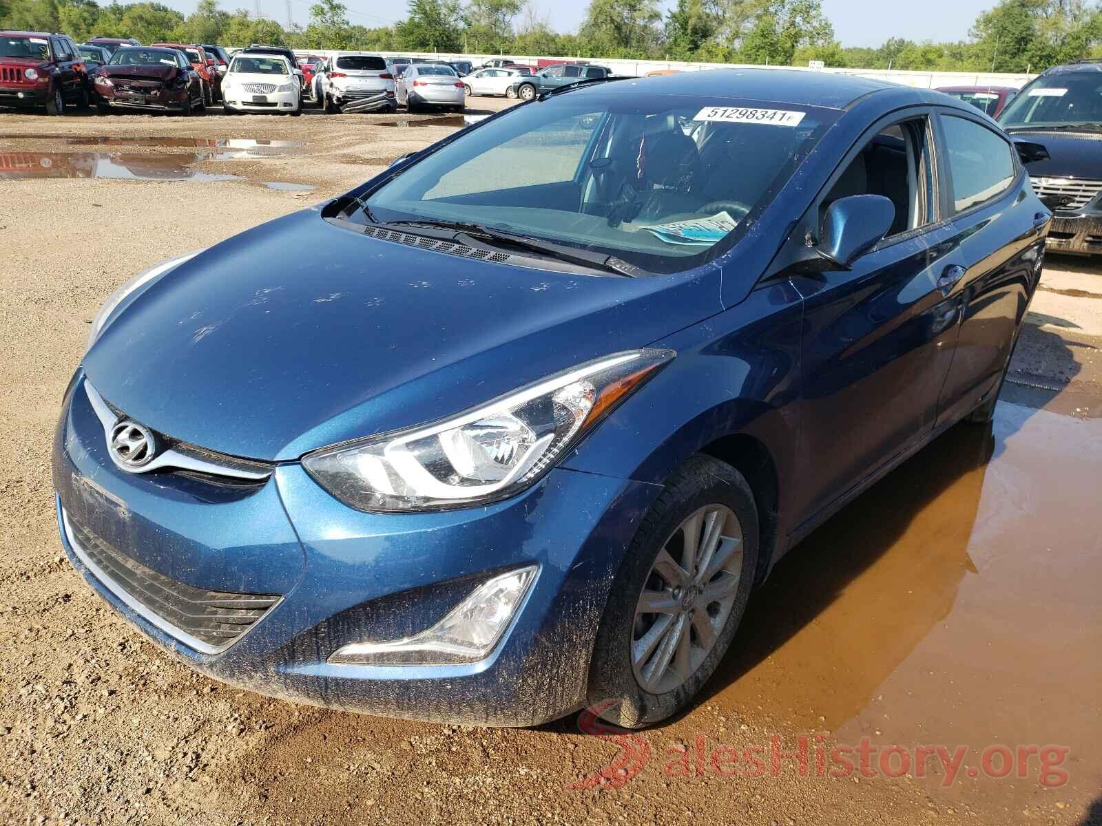 KMHDH4AE4GU544656 2016 HYUNDAI ELANTRA