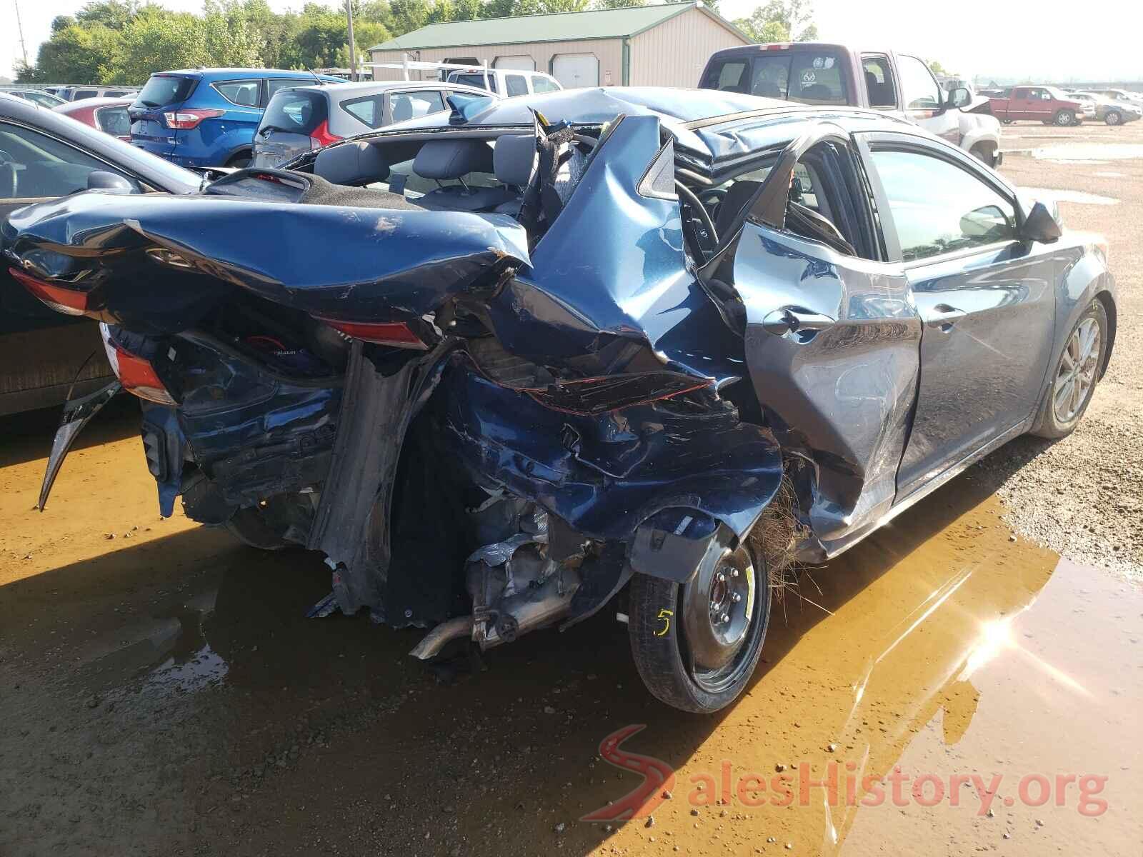 KMHDH4AE4GU544656 2016 HYUNDAI ELANTRA