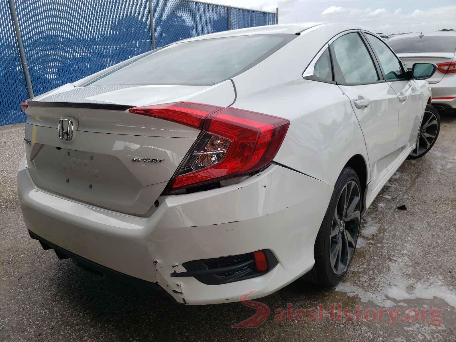 2HGFC2F83KH584002 2019 HONDA CIVIC