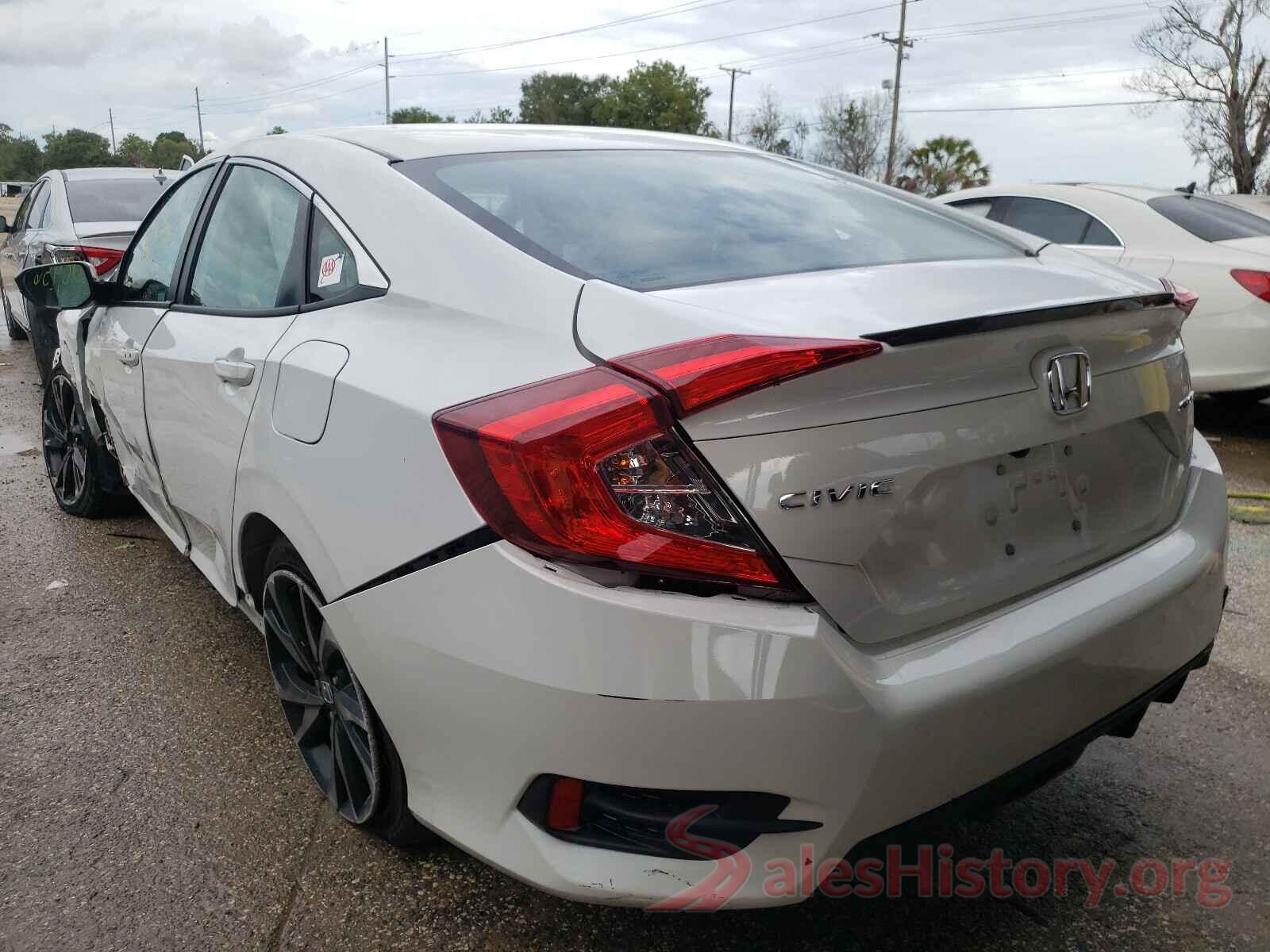 2HGFC2F83KH584002 2019 HONDA CIVIC