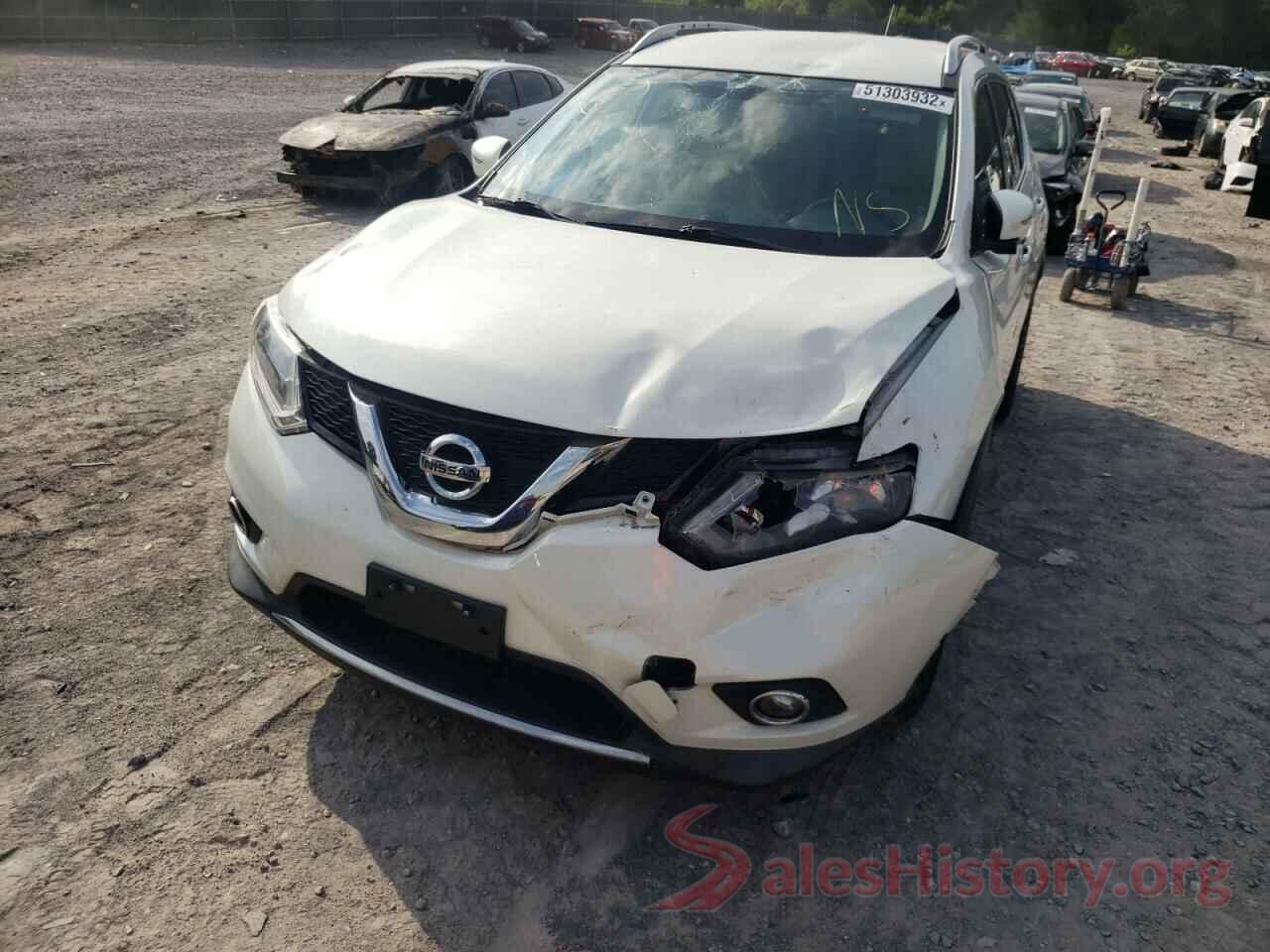 KNMAT2MVXGP683274 2016 NISSAN ROGUE