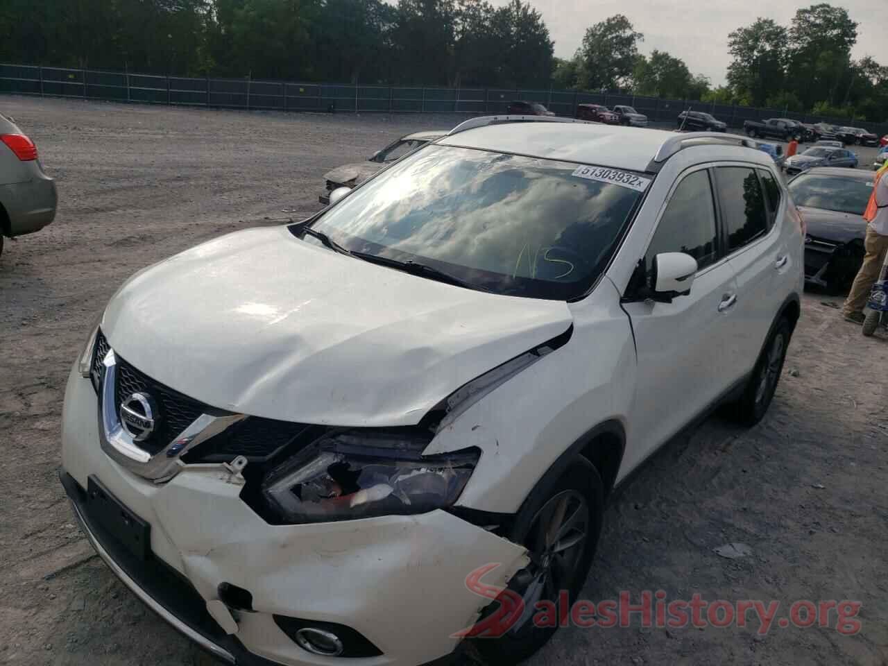 KNMAT2MVXGP683274 2016 NISSAN ROGUE