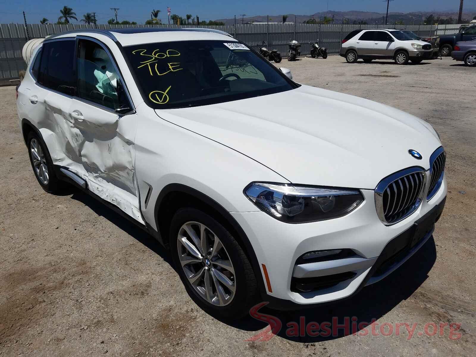 5UXTR7C58KLF34921 2019 BMW X3