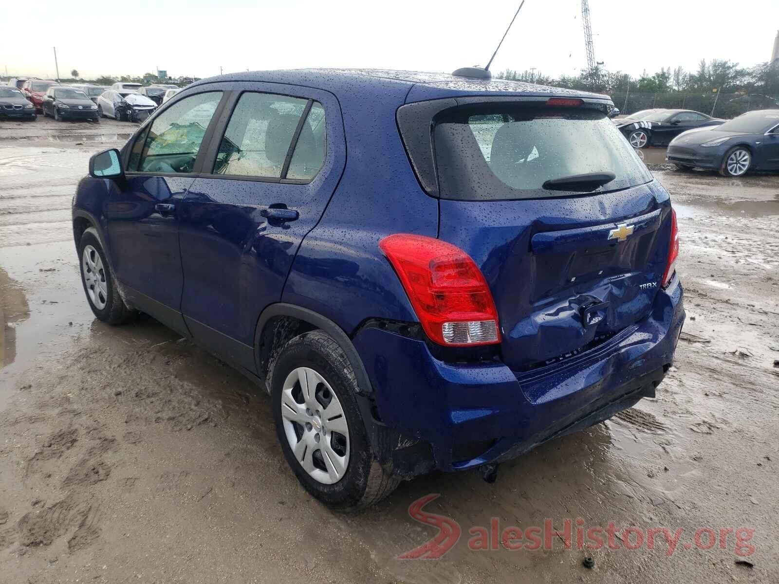 3GNCJKSB7HL184542 2017 CHEVROLET TRAX