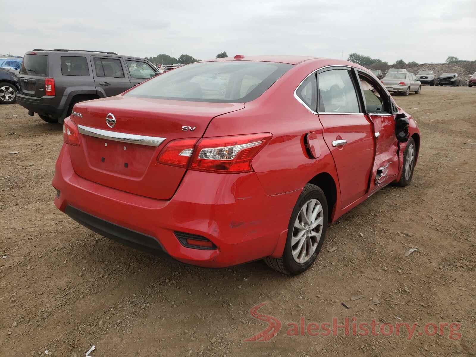 3N1AB7APXKY231454 2019 NISSAN SENTRA