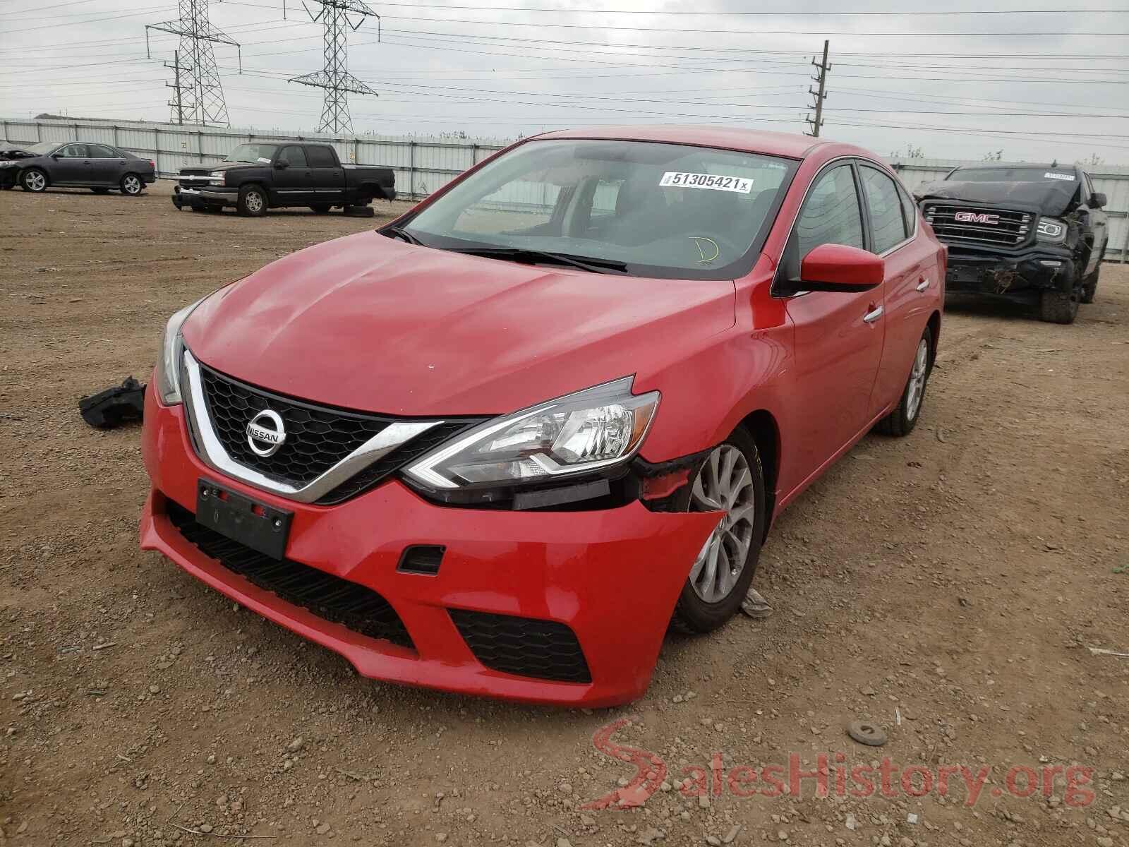 3N1AB7APXKY231454 2019 NISSAN SENTRA