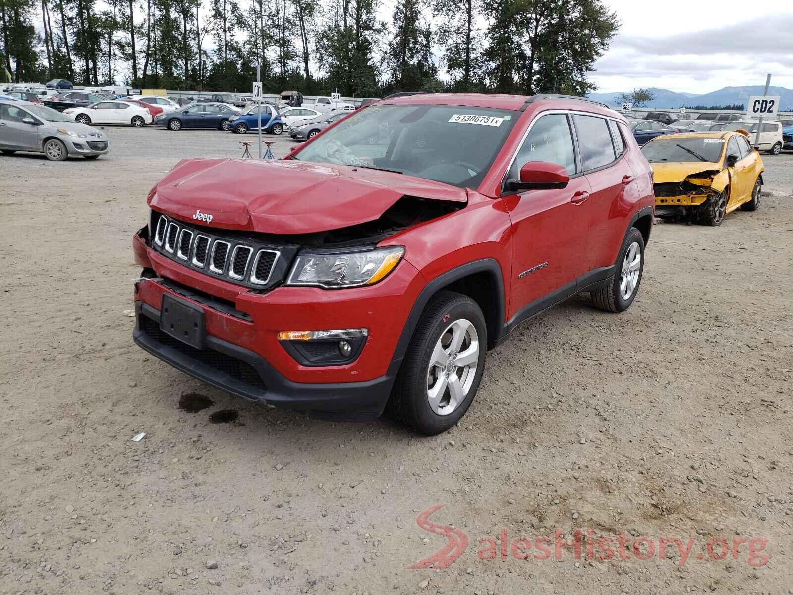 3C4NJDBB7JT291187 2018 JEEP COMPASS