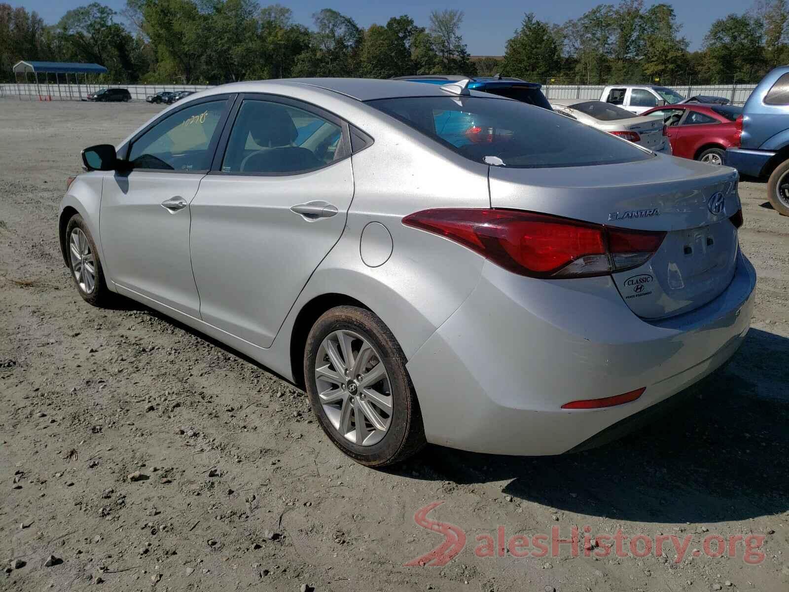 5NPDH4AE6GH655451 2016 HYUNDAI ELANTRA