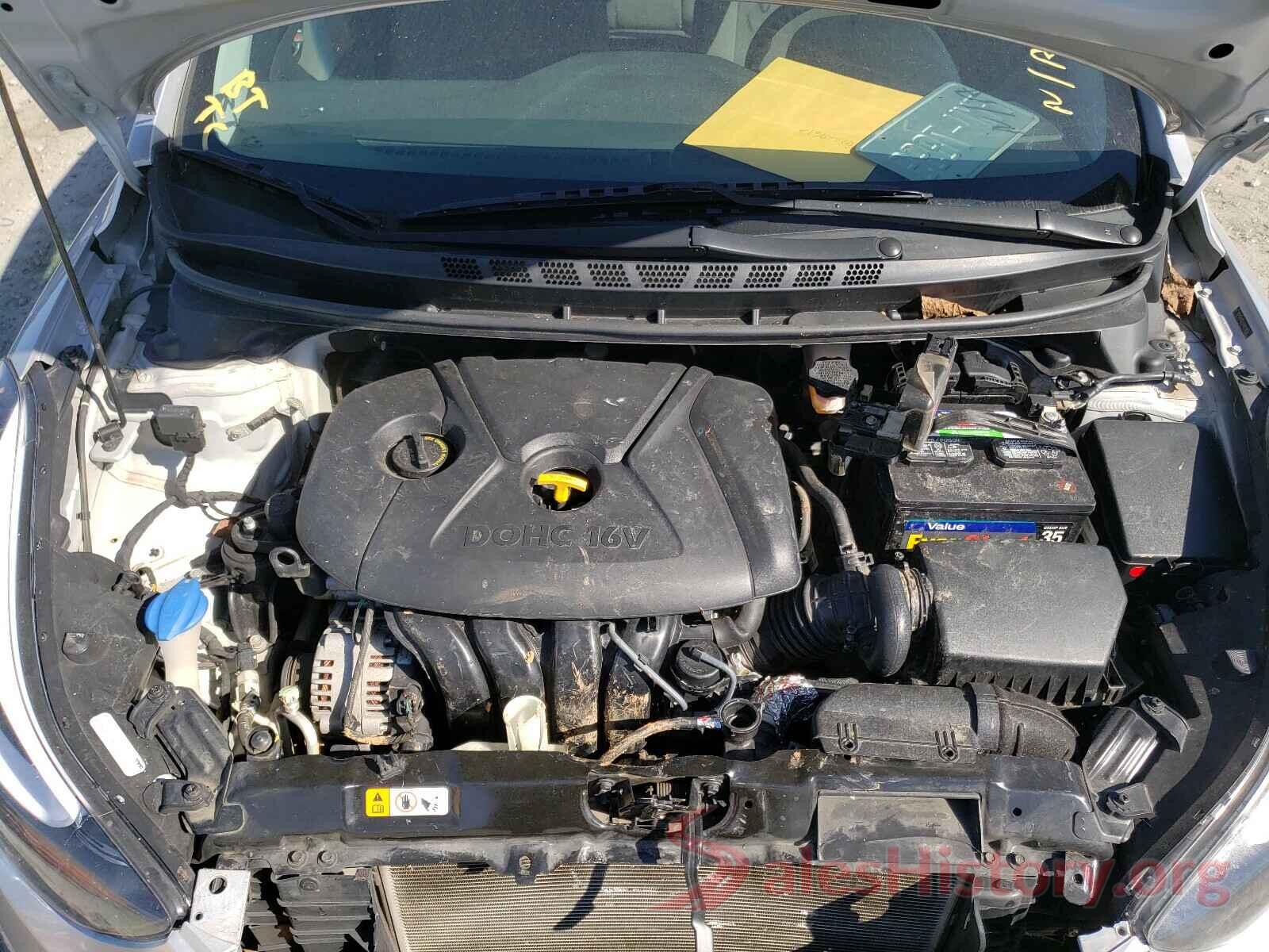 5NPDH4AE6GH655451 2016 HYUNDAI ELANTRA