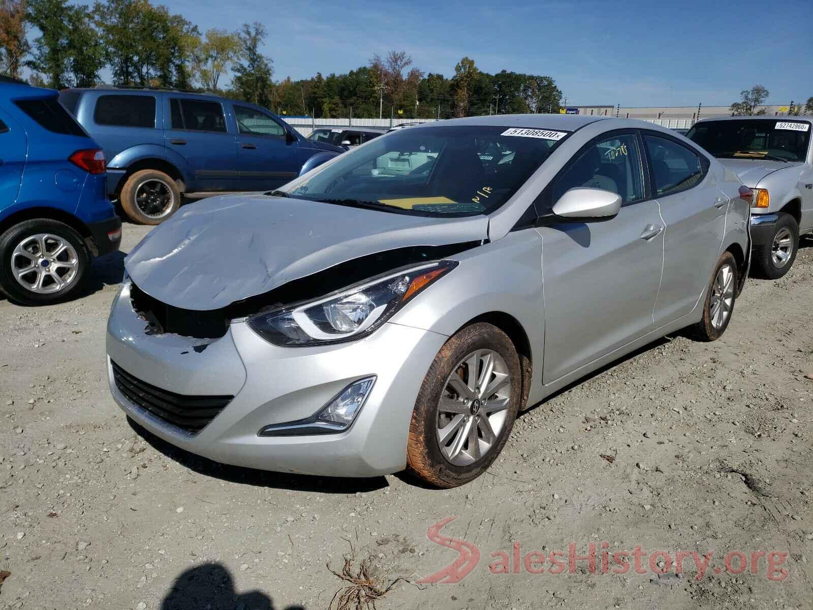 5NPDH4AE6GH655451 2016 HYUNDAI ELANTRA