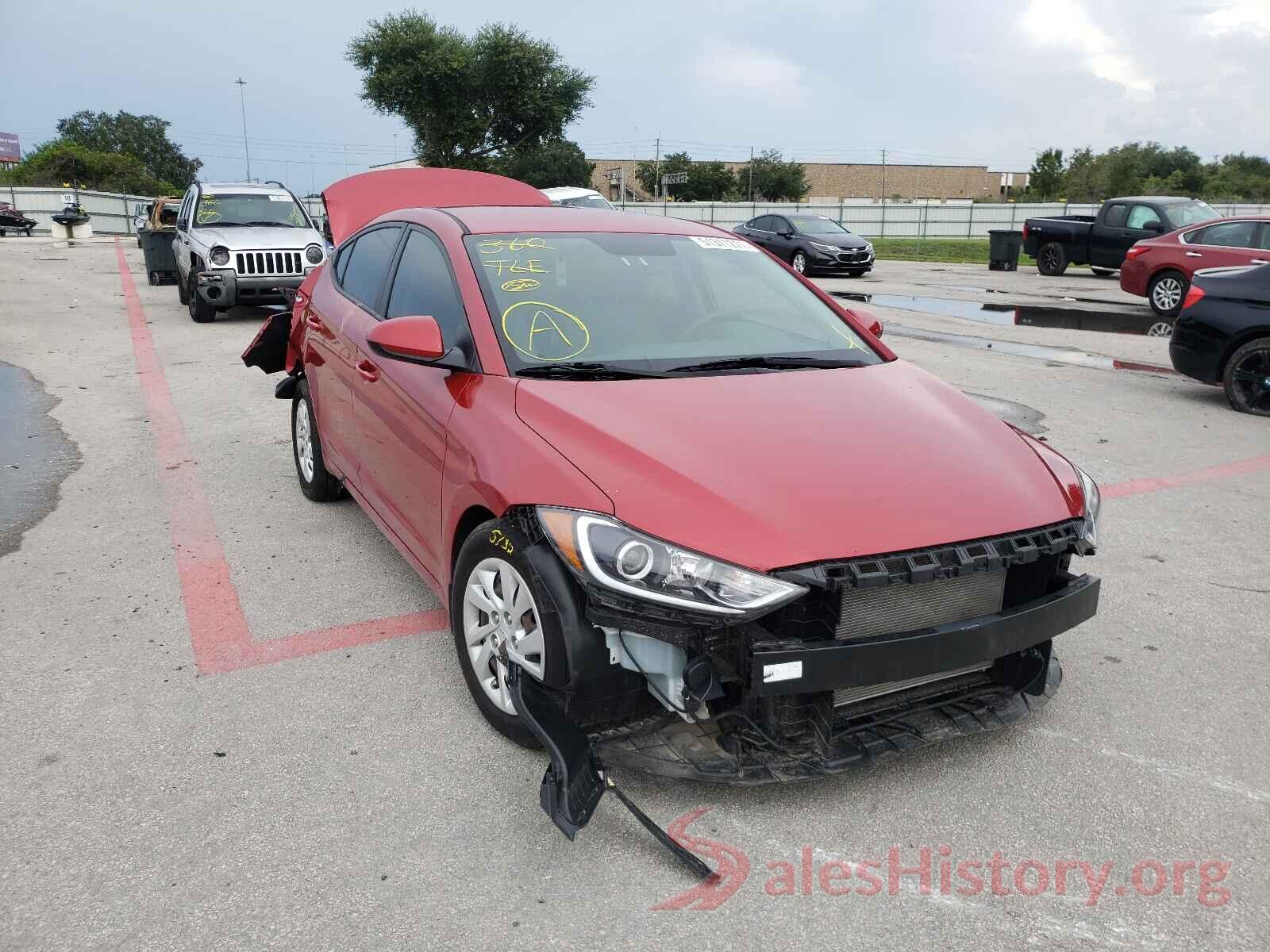 5NPD74LF0JH225995 2018 HYUNDAI ELANTRA