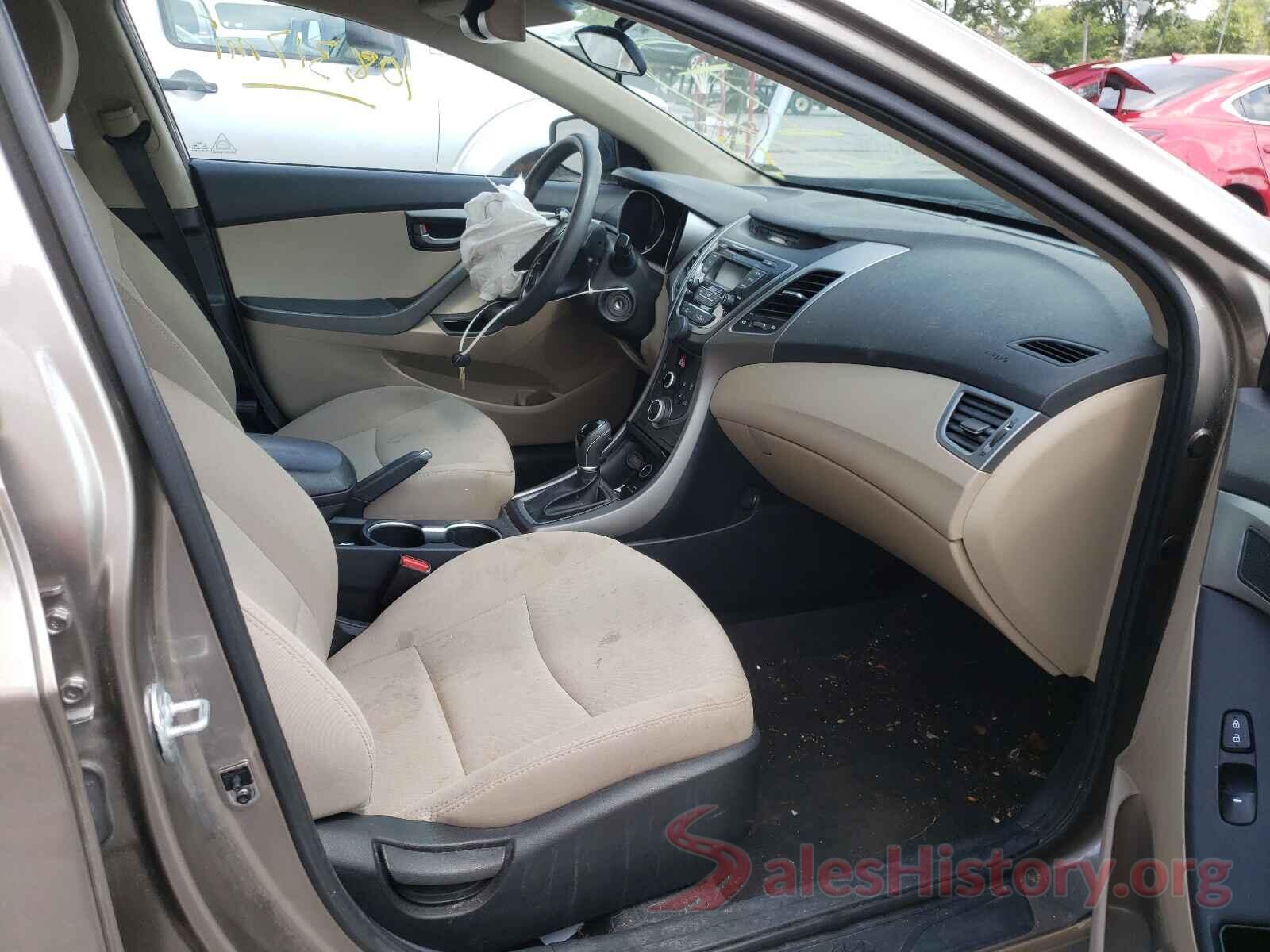 5NPDH4AE8GH770214 2016 HYUNDAI ELANTRA