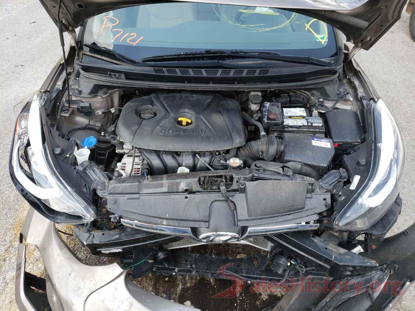 5NPDH4AE8GH770214 2016 HYUNDAI ELANTRA