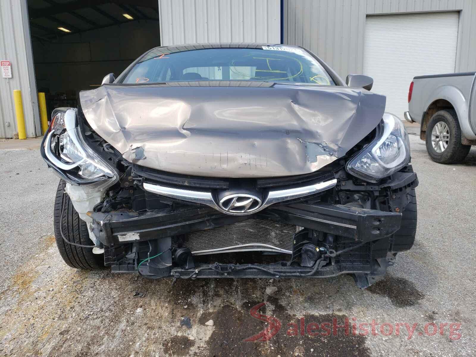 5NPDH4AE8GH770214 2016 HYUNDAI ELANTRA