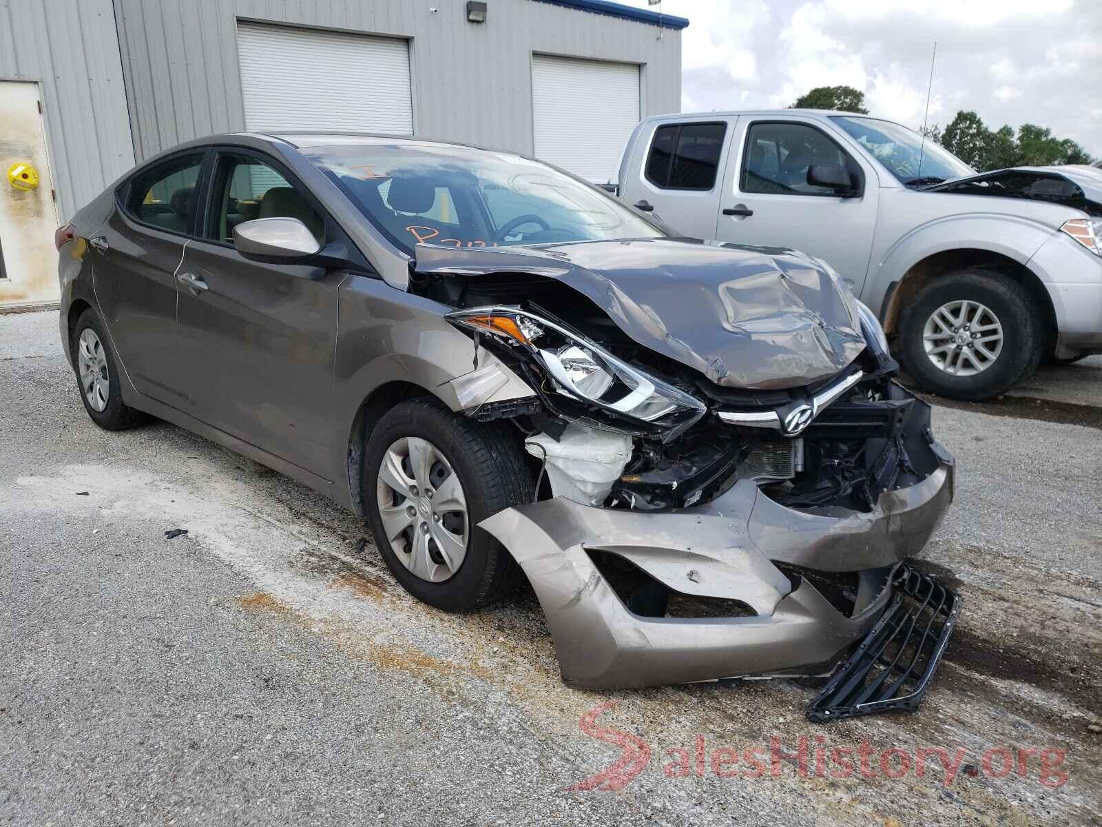 5NPDH4AE8GH770214 2016 HYUNDAI ELANTRA