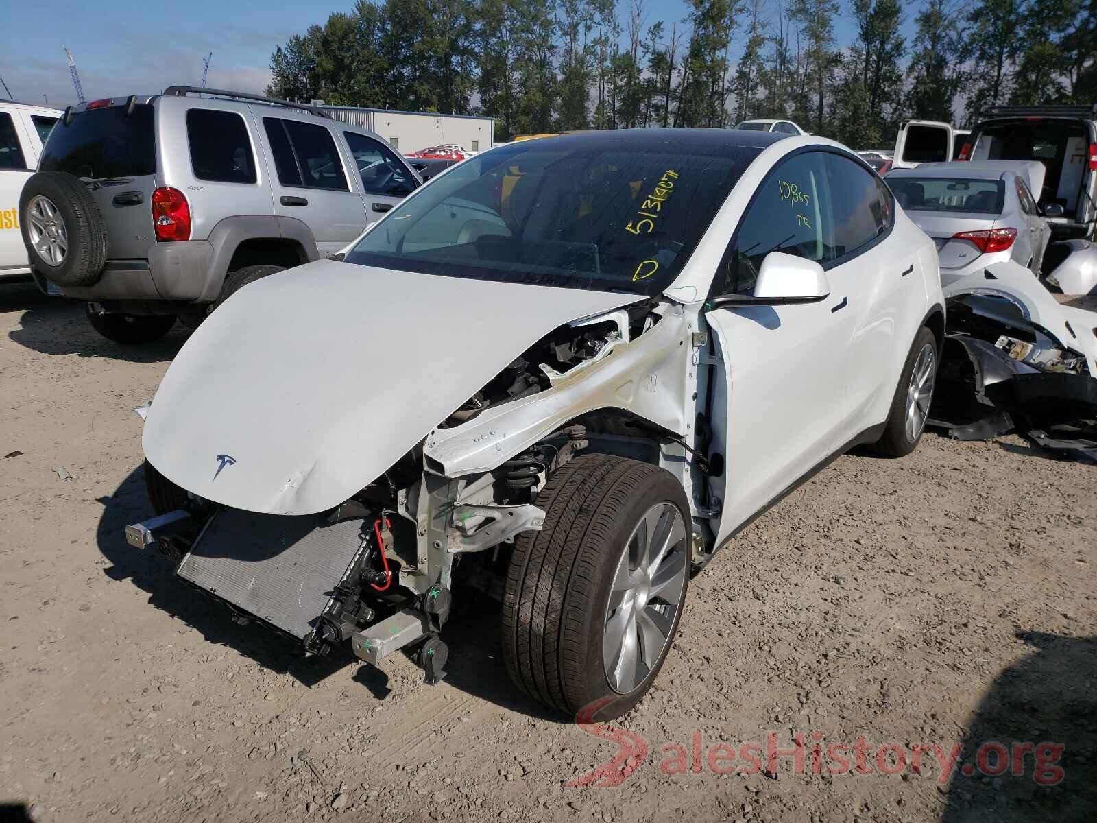 5YJYGDEE8MF081685 2021 TESLA MODEL Y