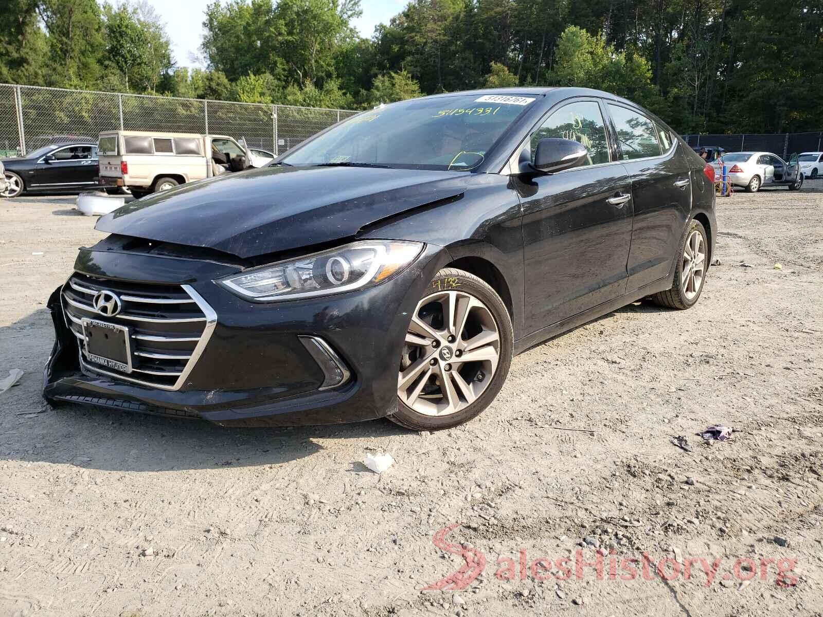 5NPD84LF2HH014837 2017 HYUNDAI ELANTRA