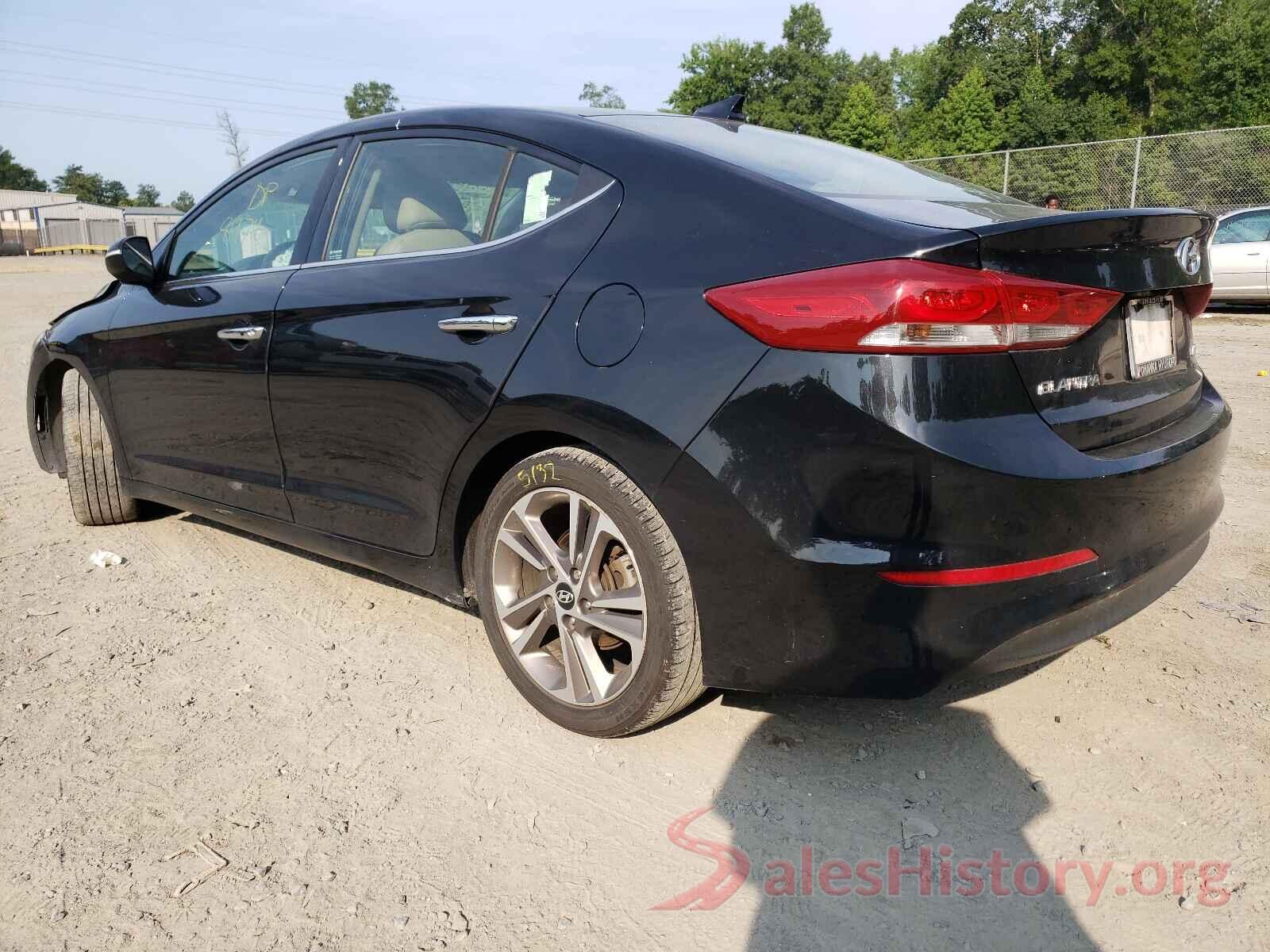 5NPD84LF2HH014837 2017 HYUNDAI ELANTRA