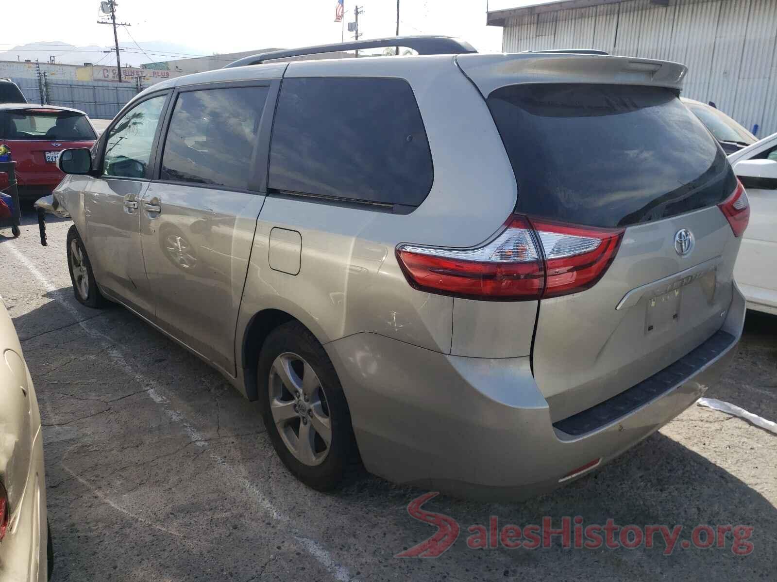 5TDKZ3DC8HS844042 2017 TOYOTA SIENNA