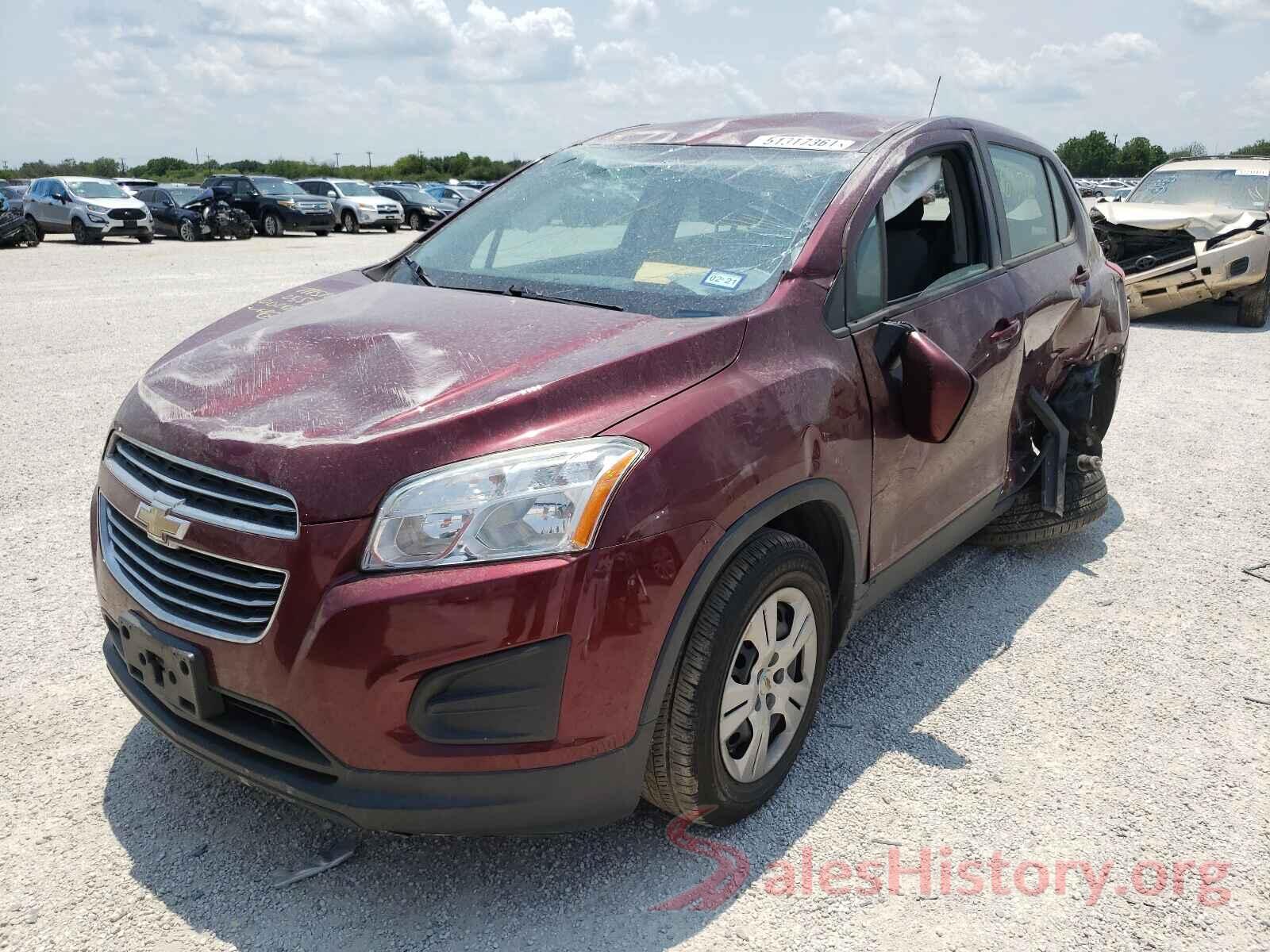 3GNCJKSB5GL255381 2016 CHEVROLET TRAX