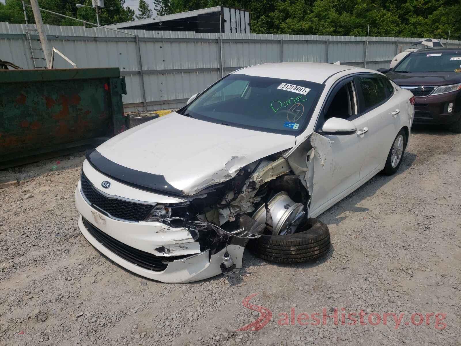 KNAGT4L35G5073314 2016 KIA OPTIMA