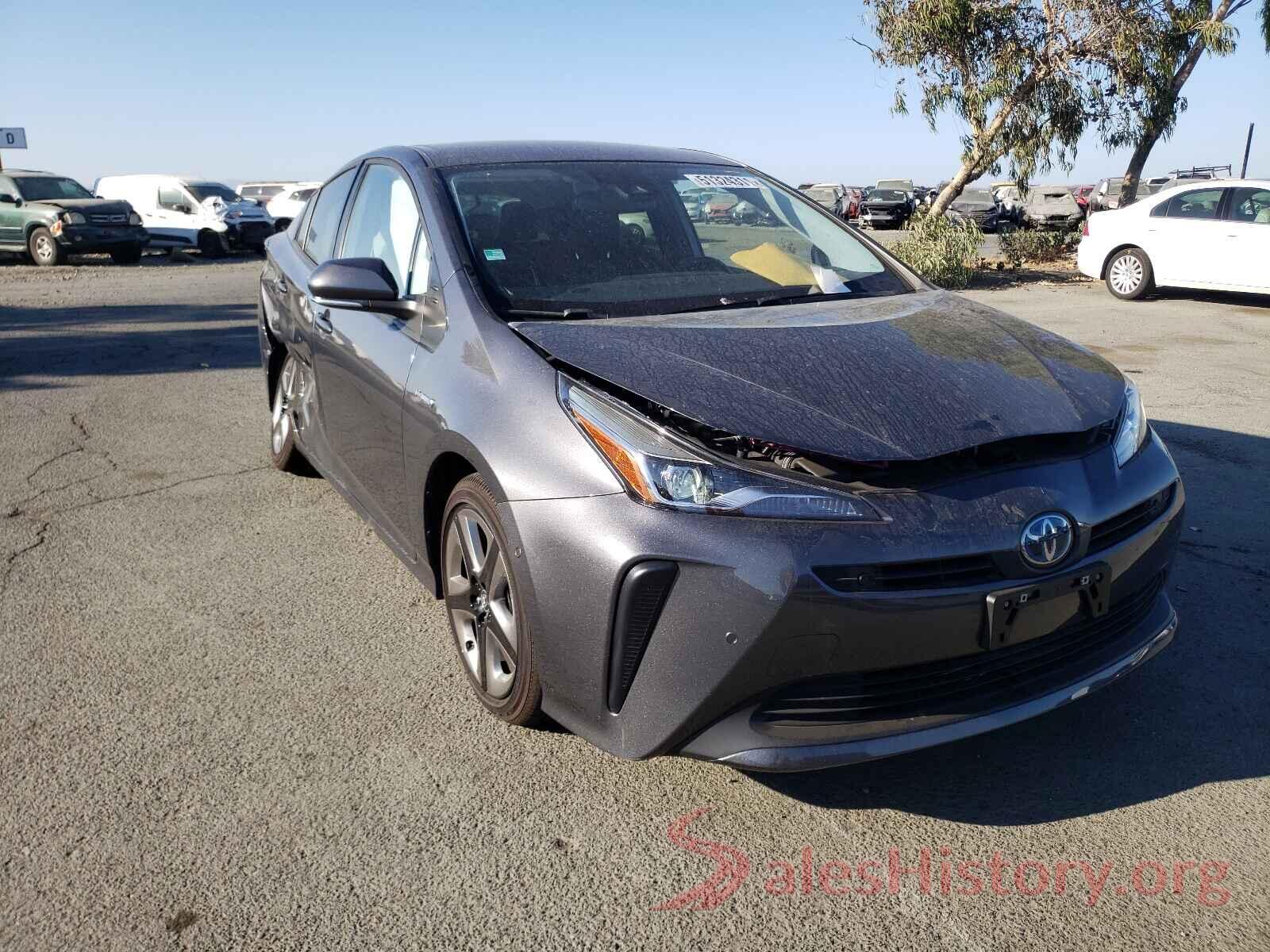 JTDKAMFUXM3126846 2021 TOYOTA PRIUS