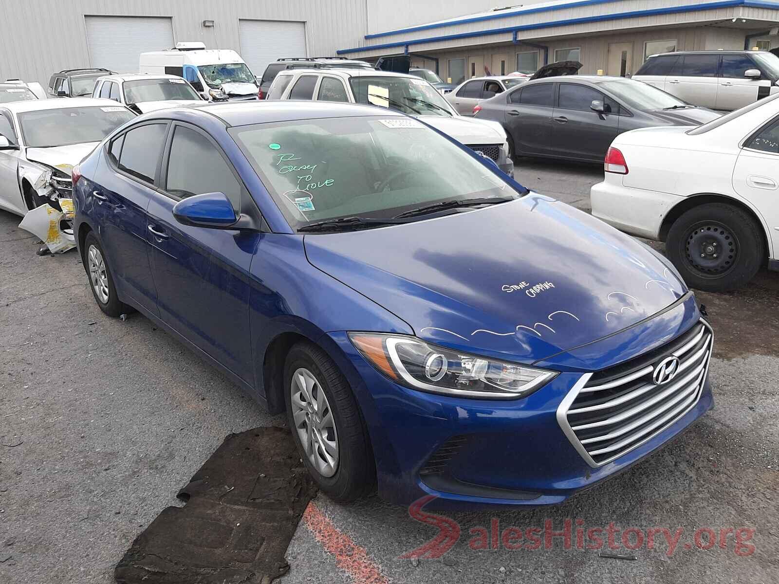 5NPD74LF5JH390442 2018 HYUNDAI ELANTRA