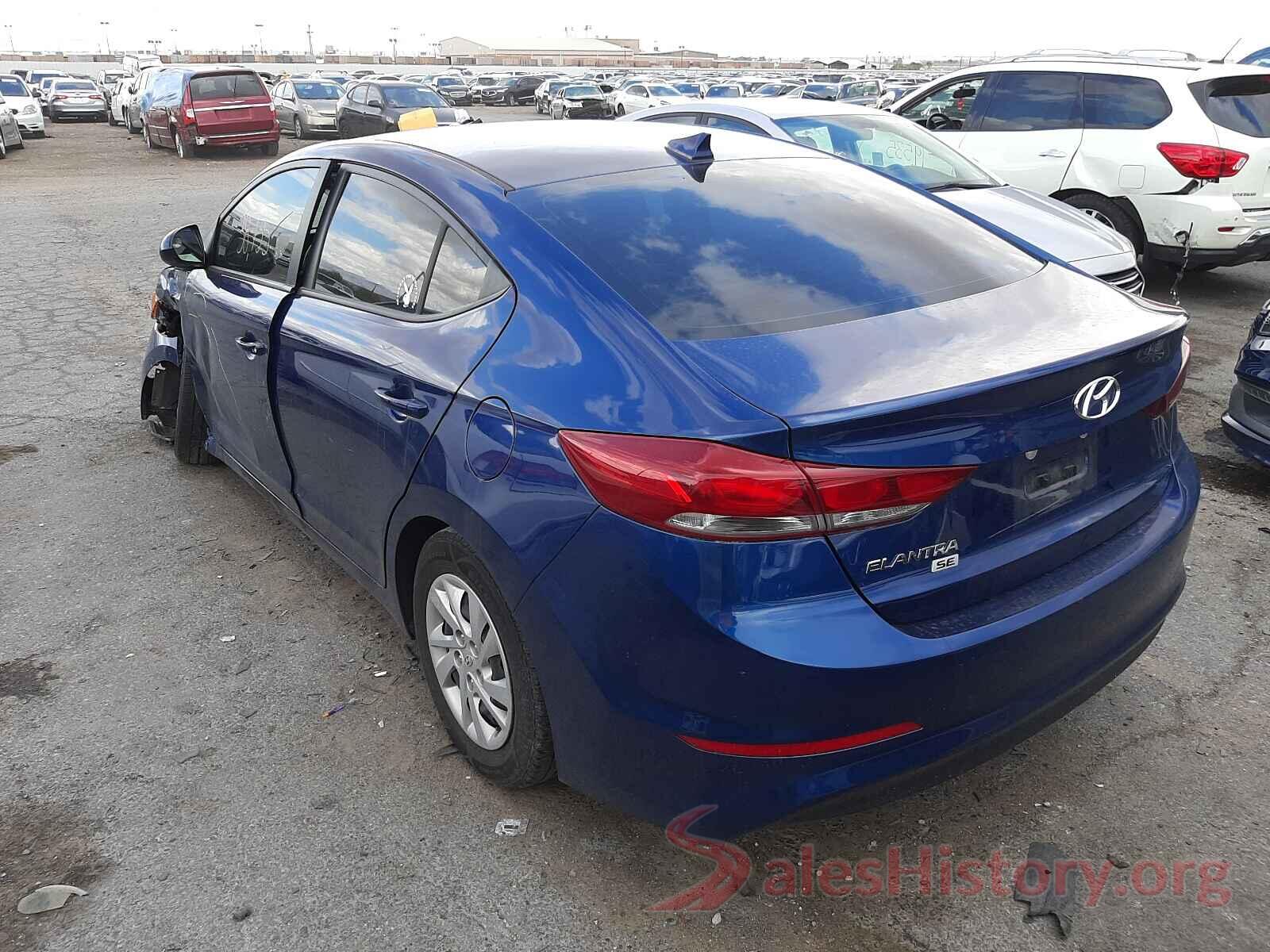 5NPD74LF5JH390442 2018 HYUNDAI ELANTRA