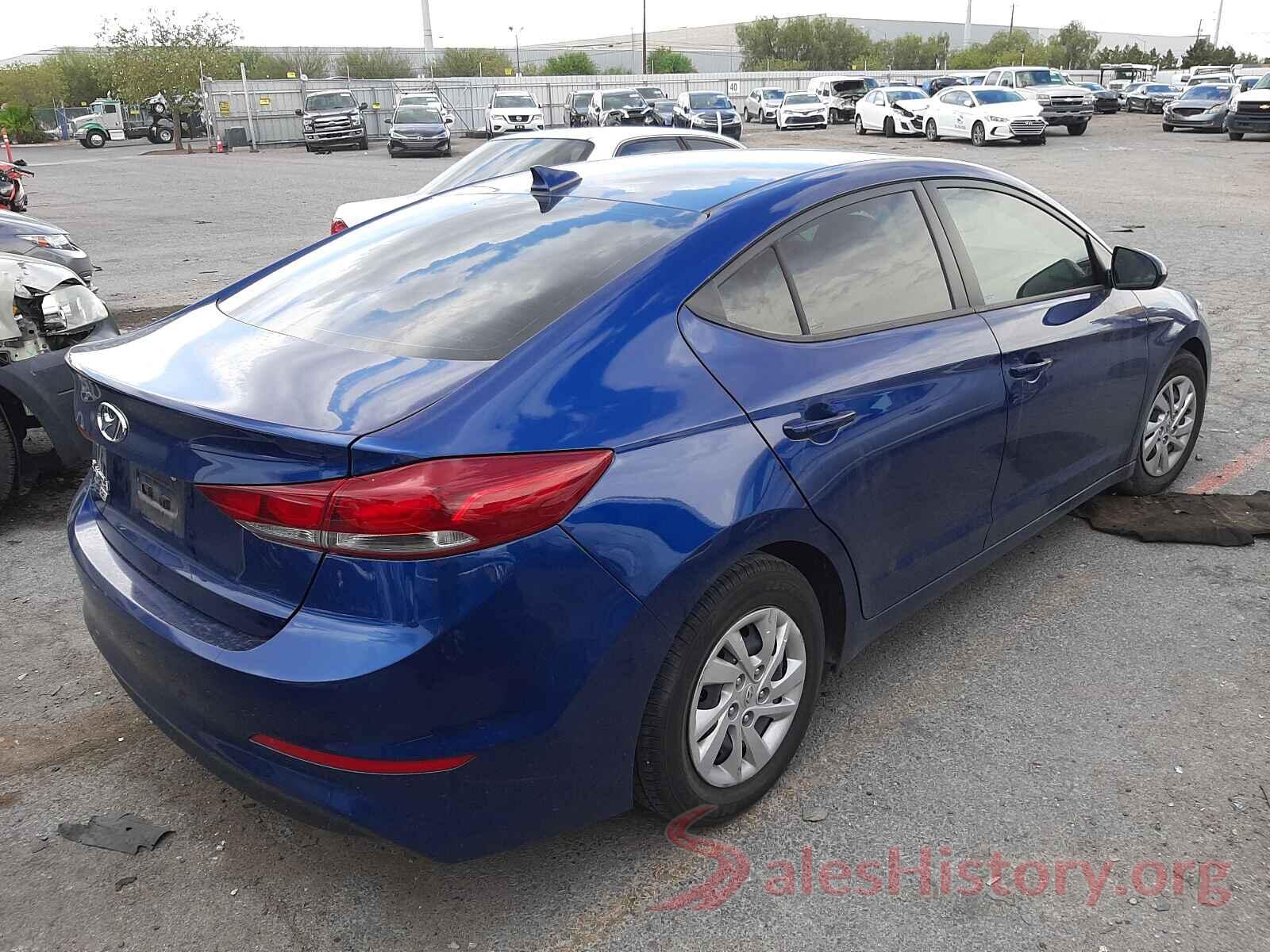 5NPD74LF5JH390442 2018 HYUNDAI ELANTRA