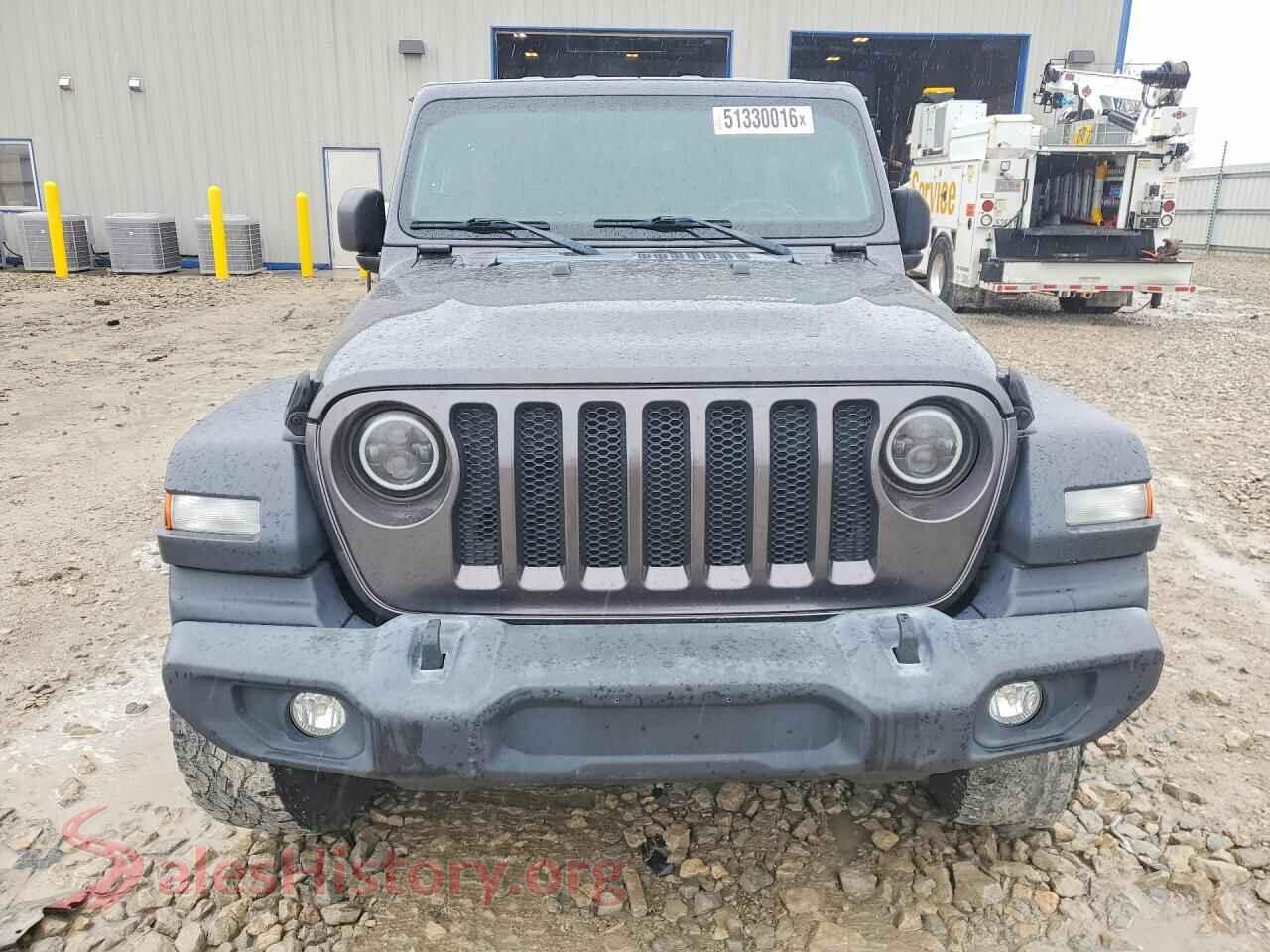 2019 JEEP WRANGLER VIN 1C4HJXDG9KW538602, rear view