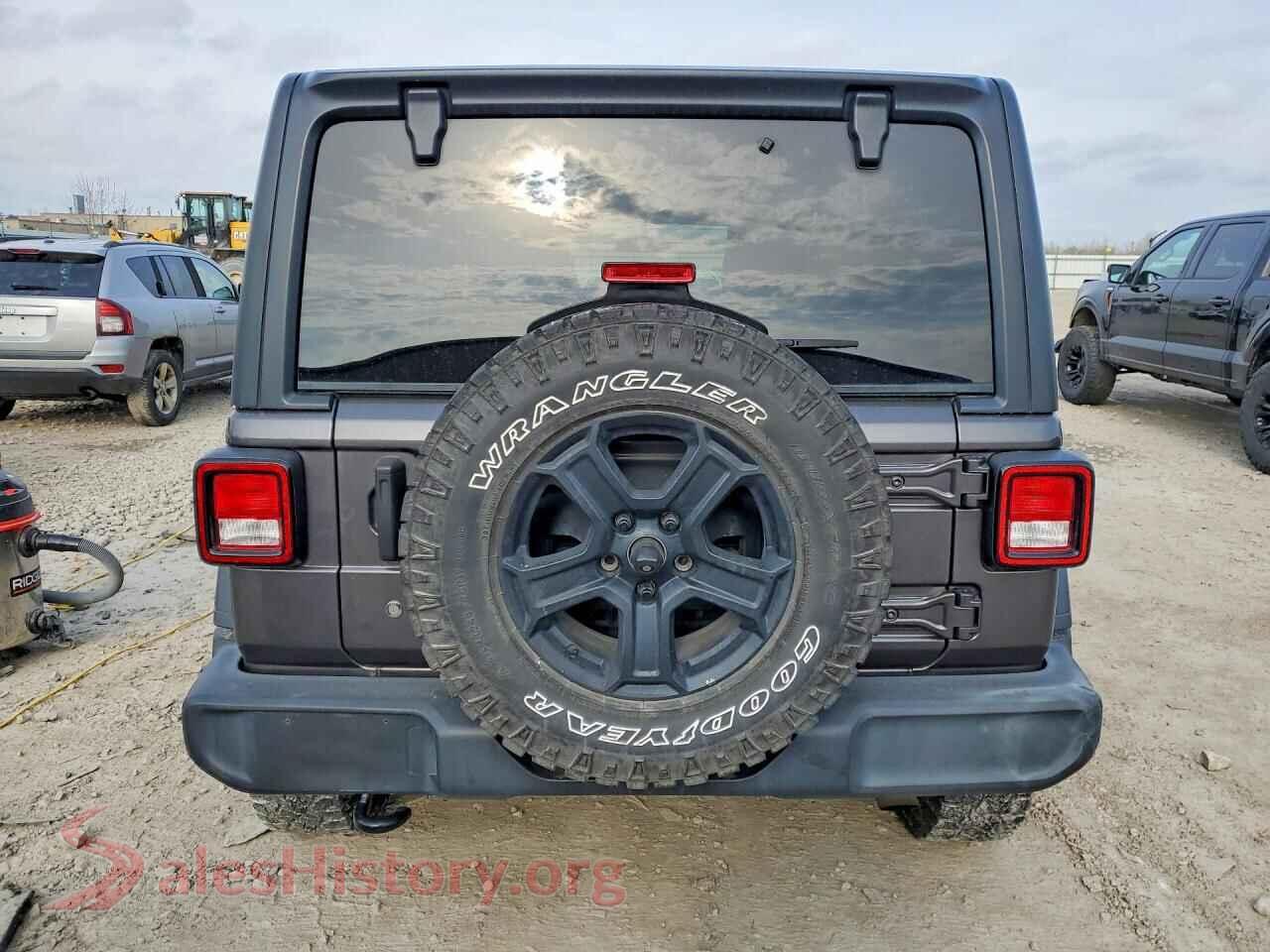 2019 JEEP WRANGLER VIN 1C4HJXDG9KW538602, left side view