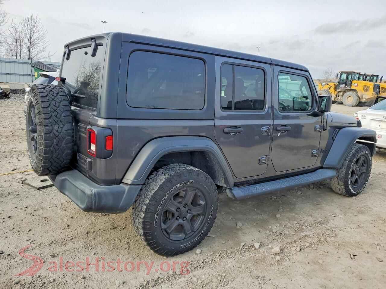 2019 JEEP WRANGLER VIN 1C4HJXDG9KW538602, right side view