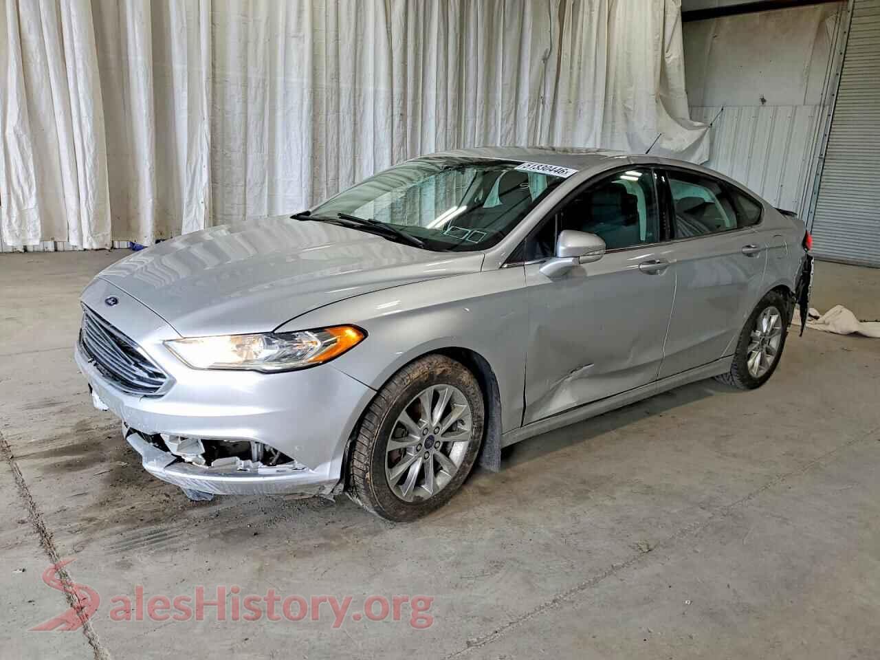 2017 FORD FUSION VIN 3FA6P0H71HR173339, auction photo