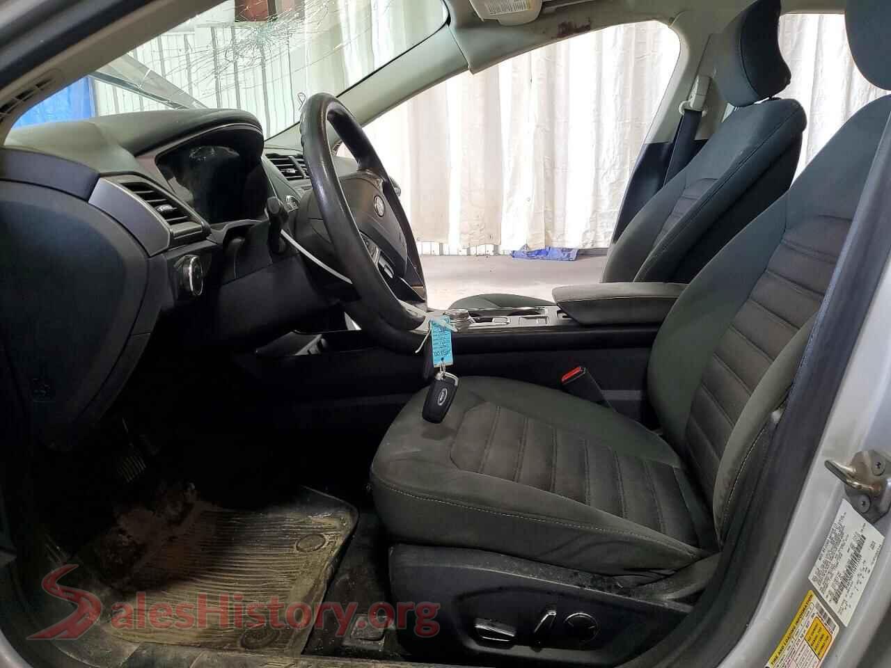 2017 FORD FUSION VIN 3FA6P0H71HR173339, engine bay