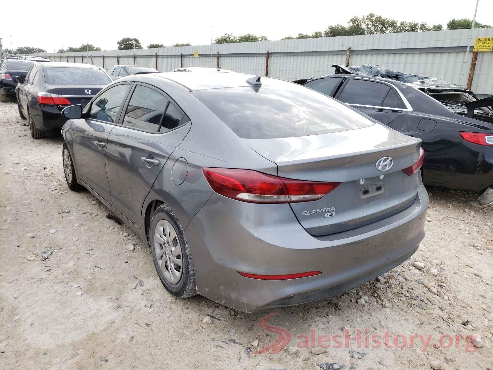 KMHD74LF4HU407646 2017 HYUNDAI ELANTRA