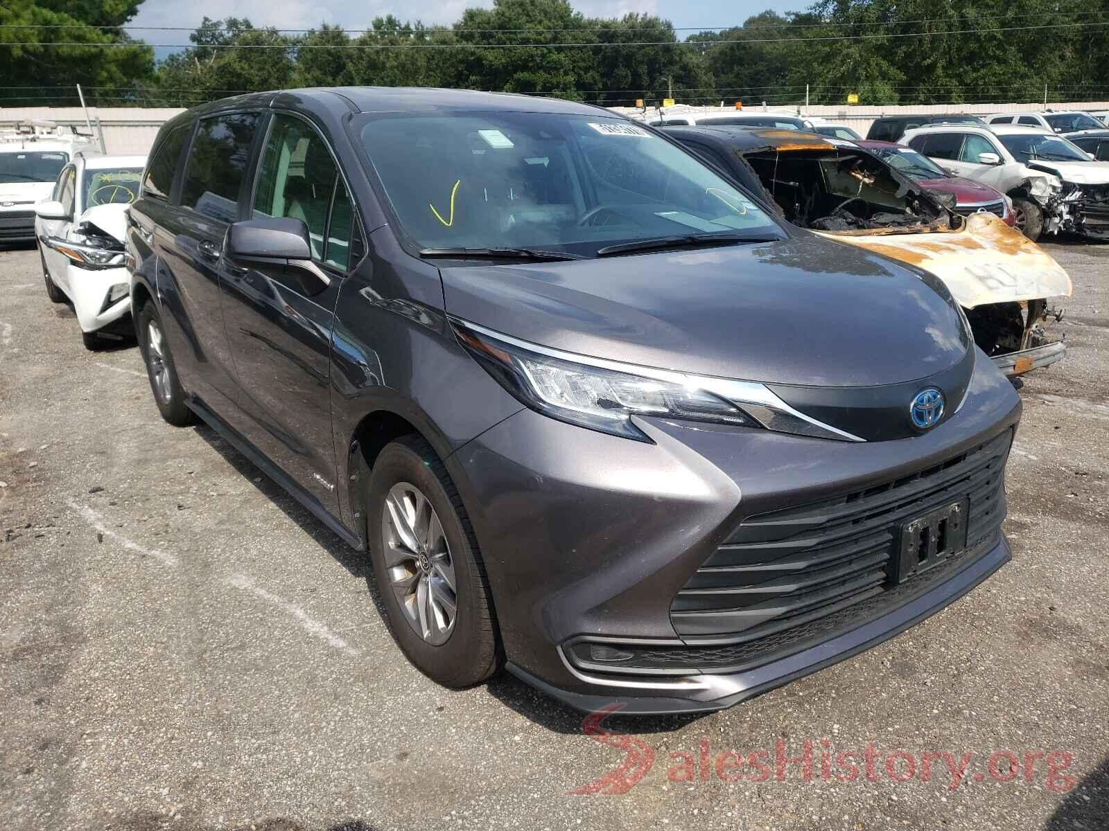 5TDKRKEC5MS014850 2021 TOYOTA SIENNA