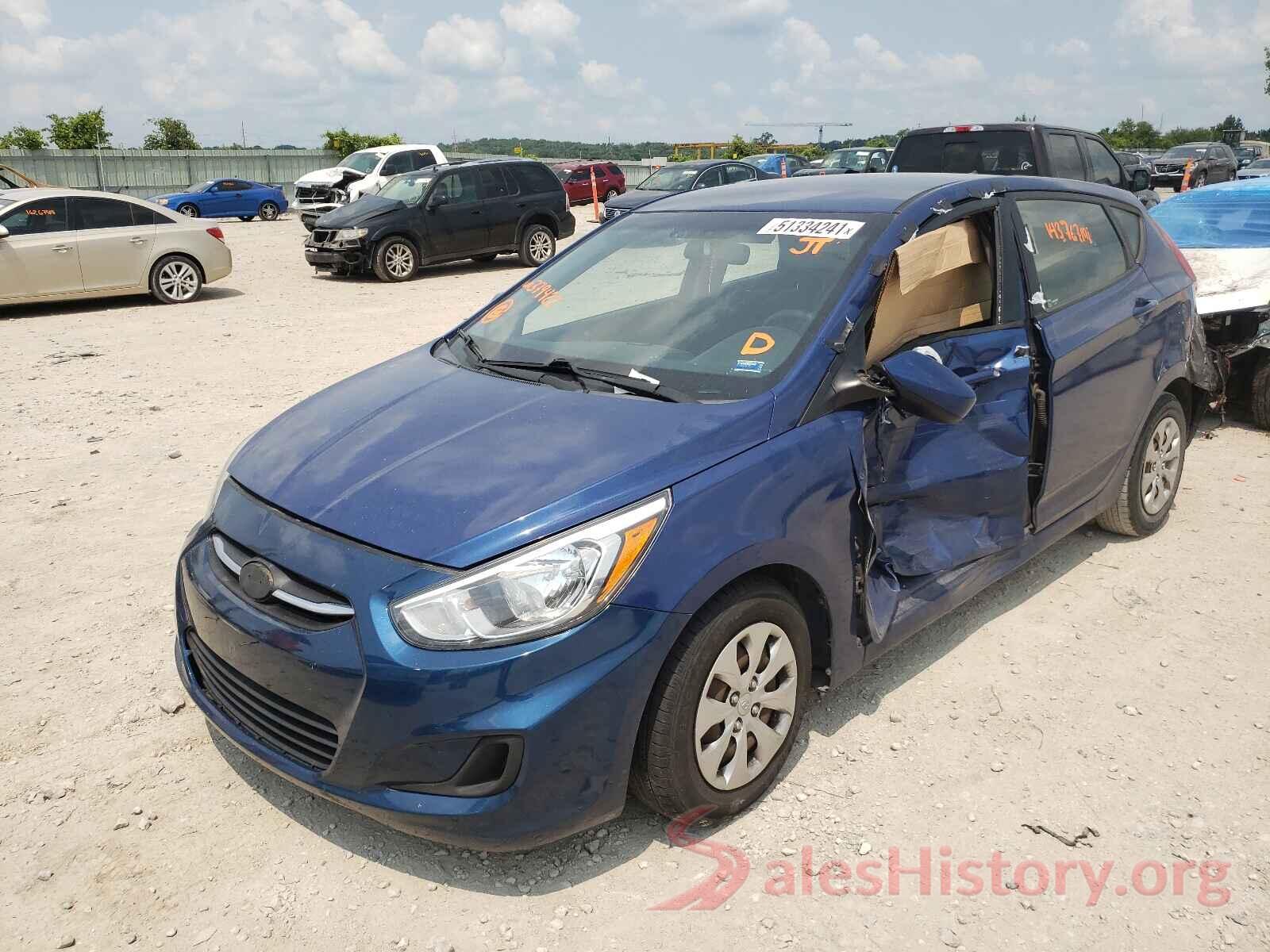 KMHCT5AE4GU243143 2016 HYUNDAI ACCENT