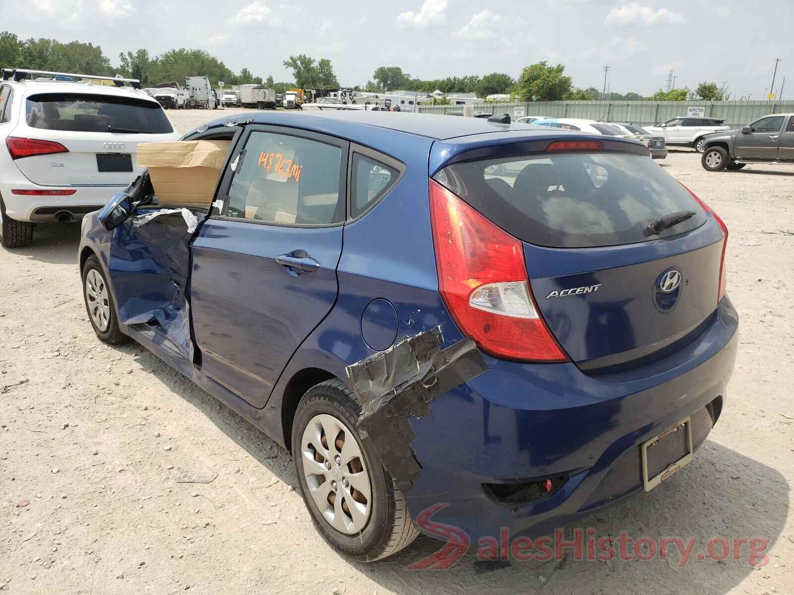 KMHCT5AE4GU243143 2016 HYUNDAI ACCENT