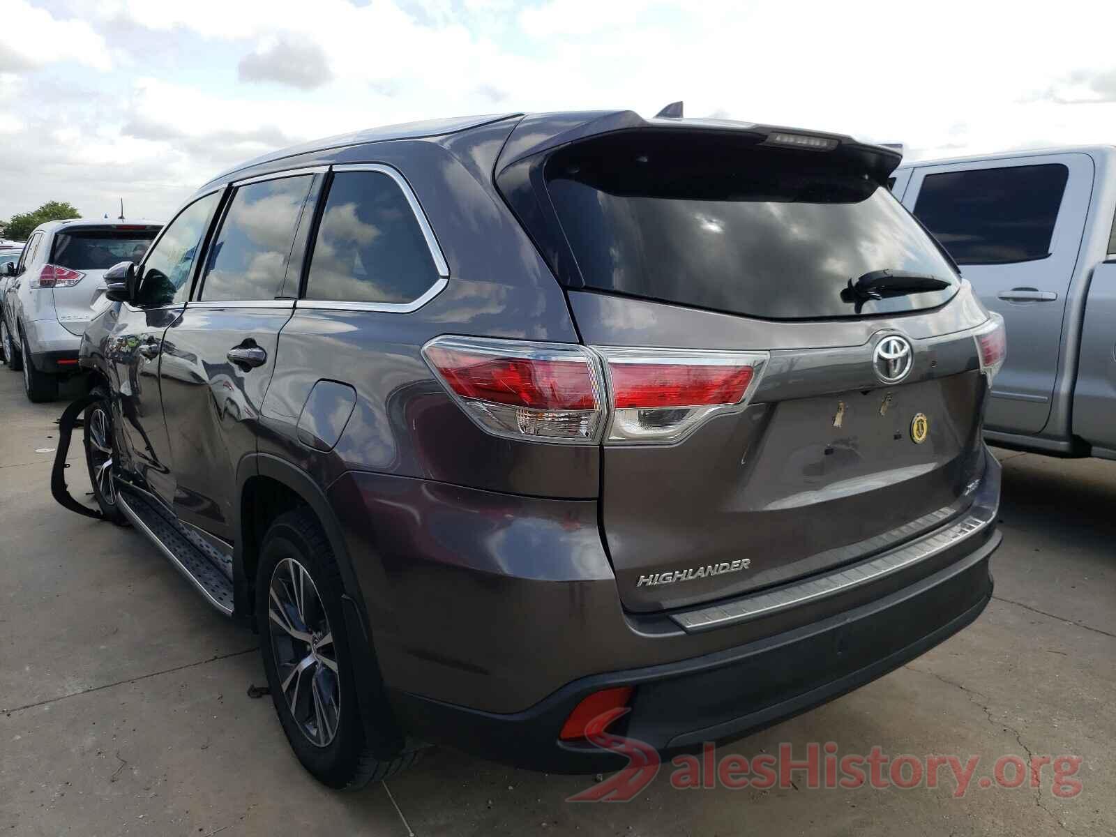 5TDKKRFH0GS152601 2016 TOYOTA HIGHLANDER