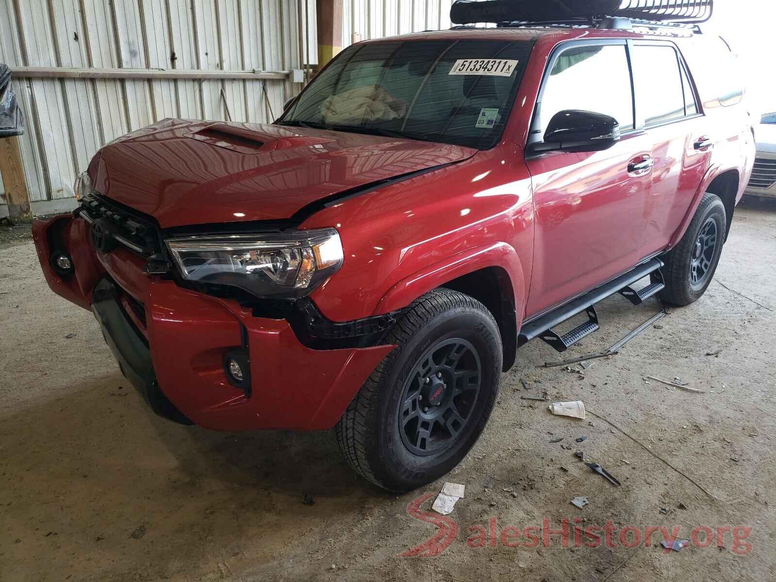 JTEHU5JR1M5905336 2021 TOYOTA 4RUNNER