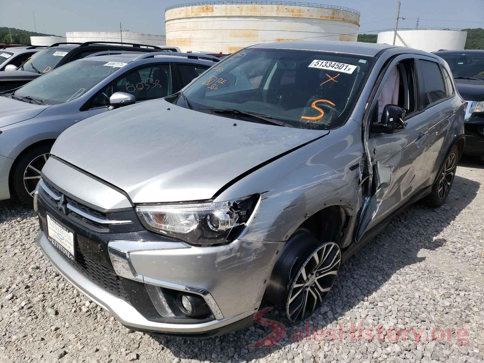 JA4AP4AUXKU011909 2019 MITSUBISHI OUTLANDER