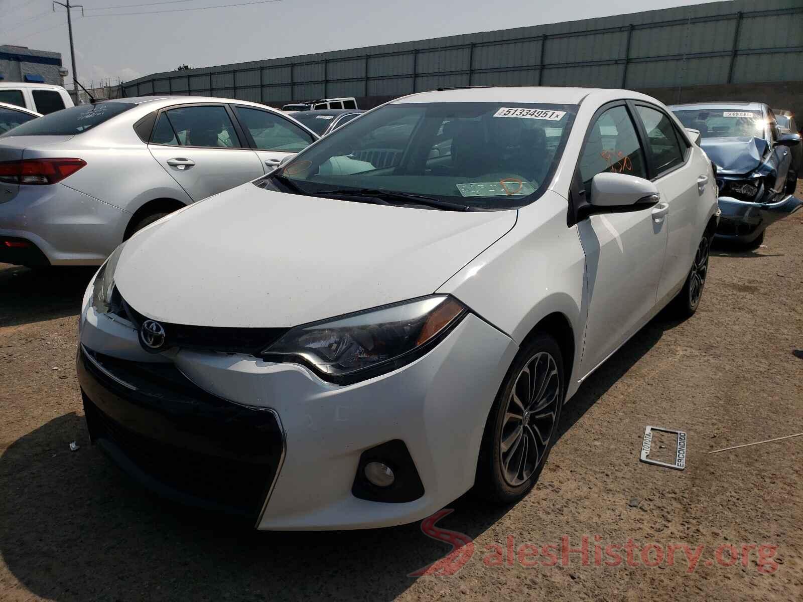 5YFBURHE7GP562673 2016 TOYOTA COROLLA