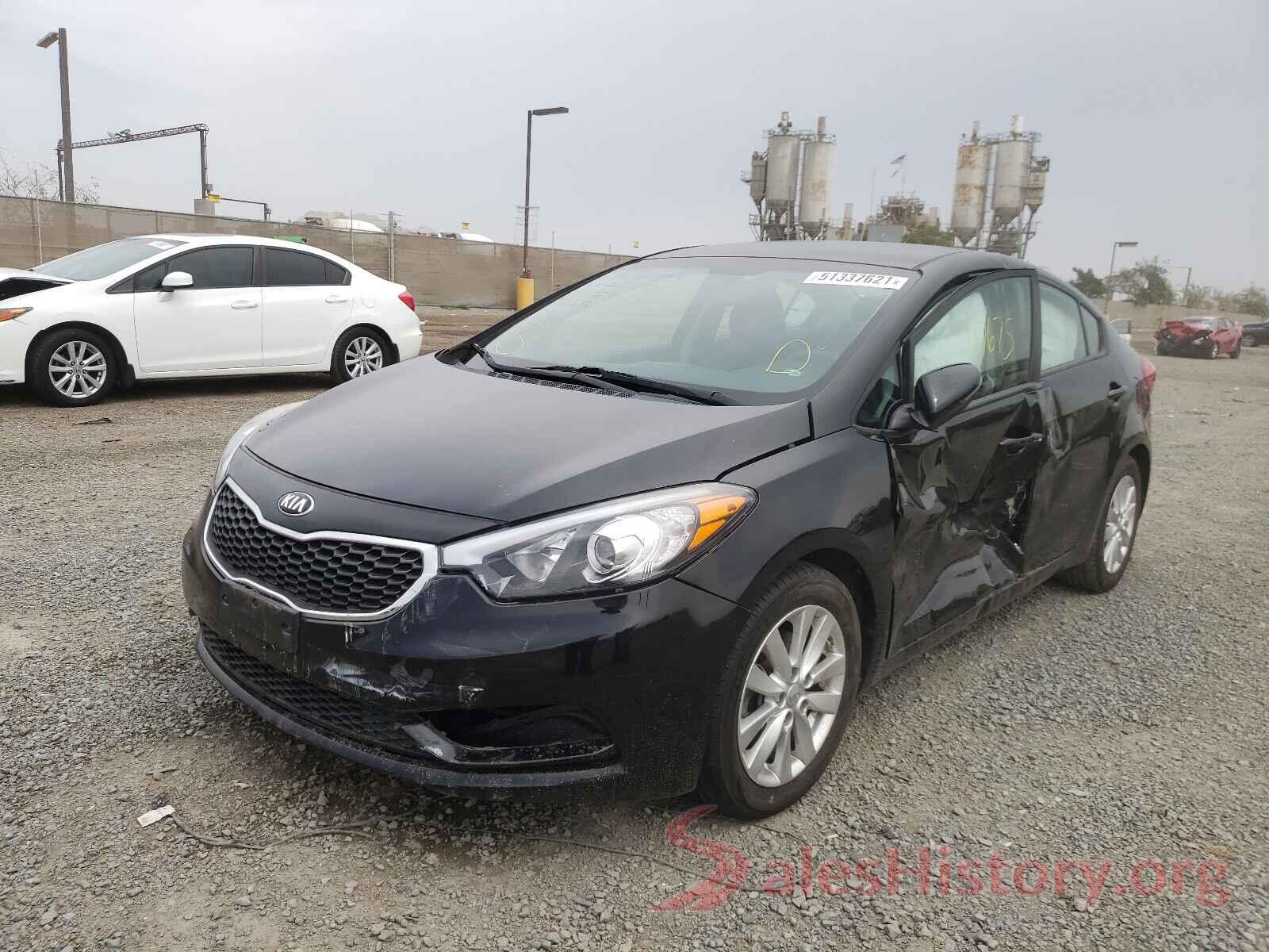 KNAFX4A67G5604154 2016 KIA FORTE