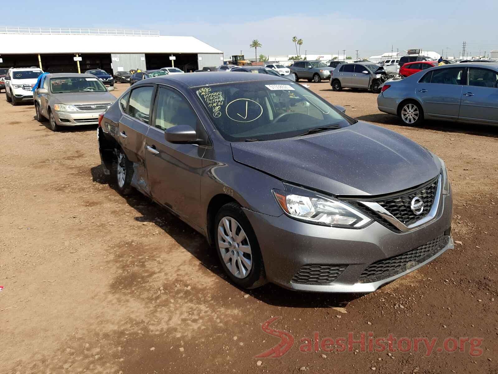 3N1AB7APXHL647249 2017 NISSAN SENTRA