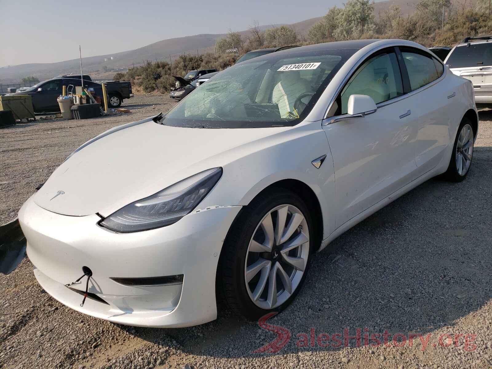 5YJ3E1EB9KF392544 2019 TESLA MODEL 3