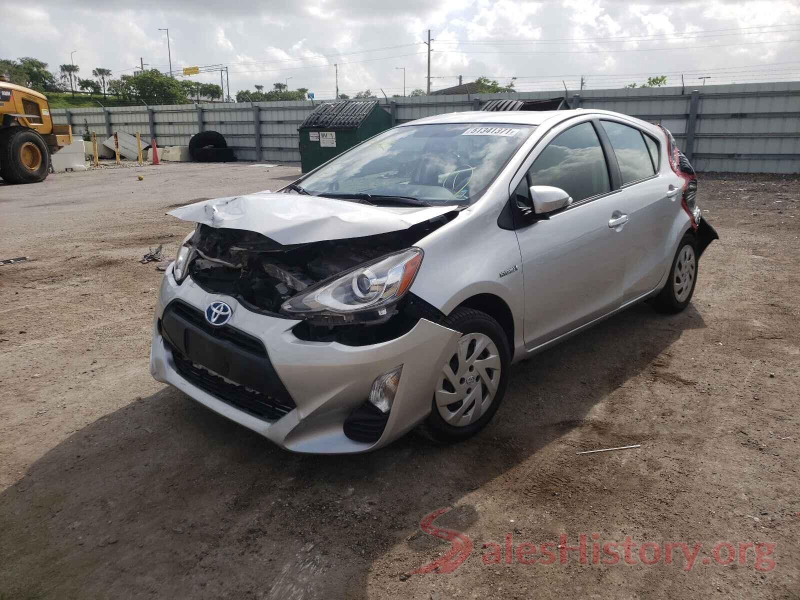 JTDKDTB36G1589873 2016 TOYOTA PRIUS