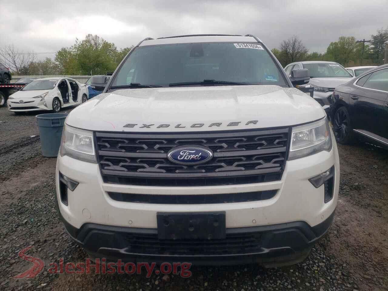 2018 FORD EXPLORER VIN 1FM5K8D82JGC56742, rear view